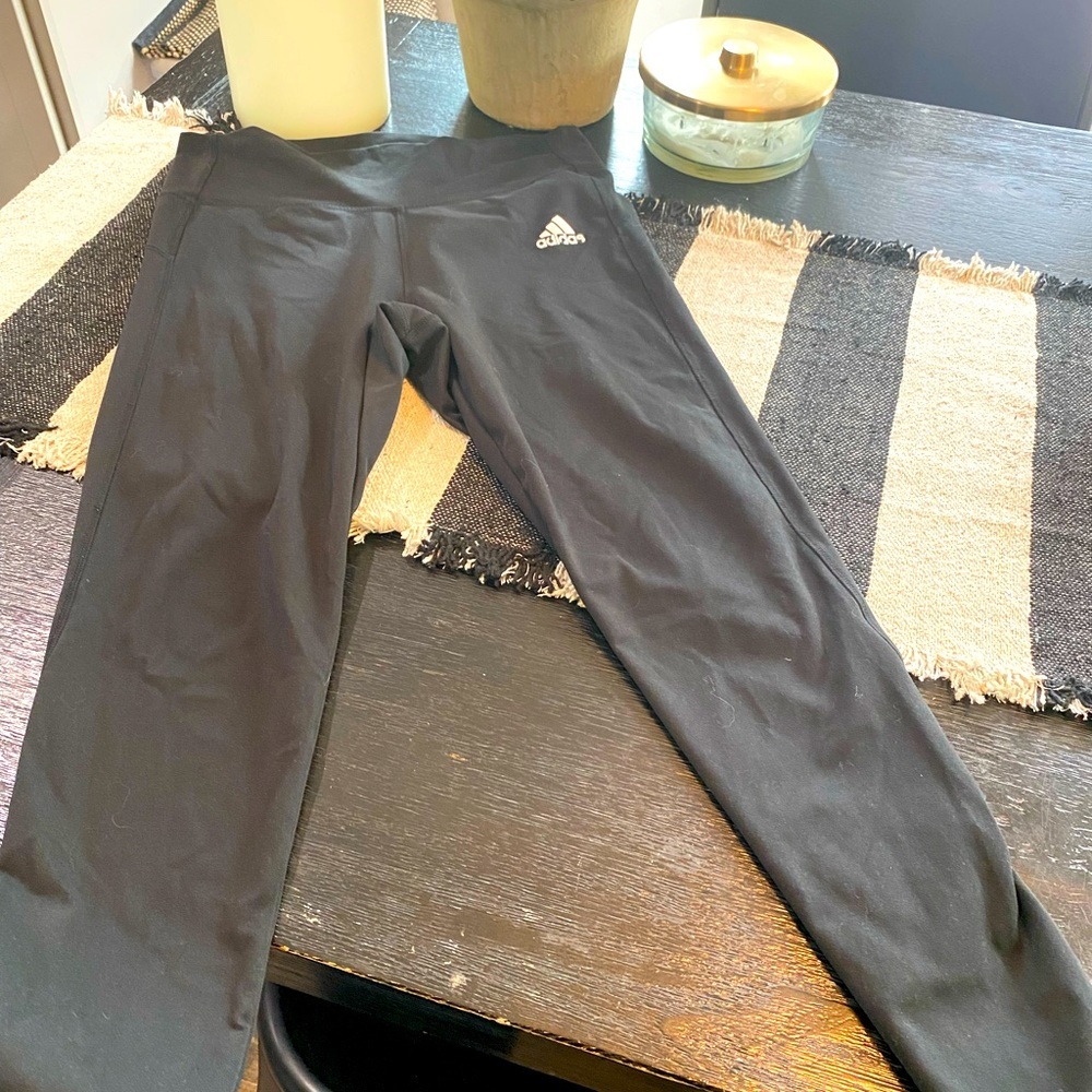 ADIDAS Workout Leggings Womens Size EUC